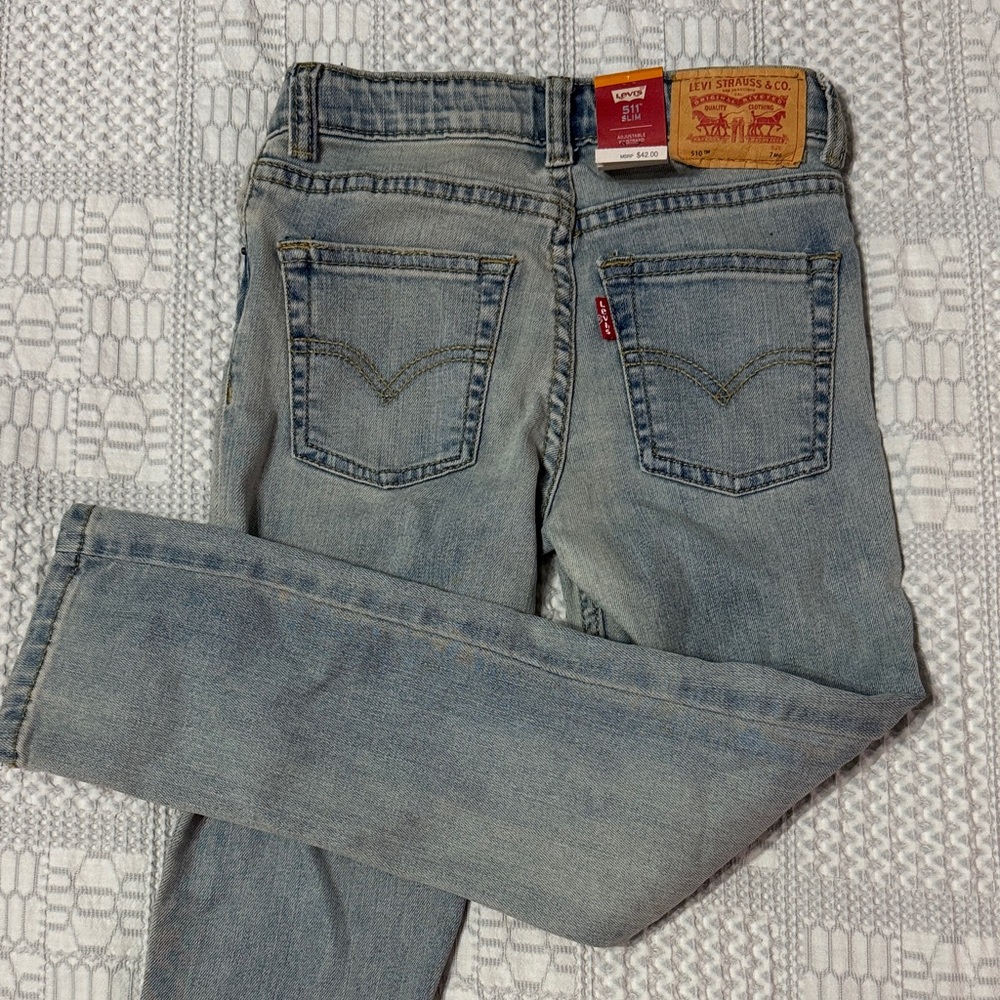 Levi's Girl’s Skinny Jeans in Light Blue